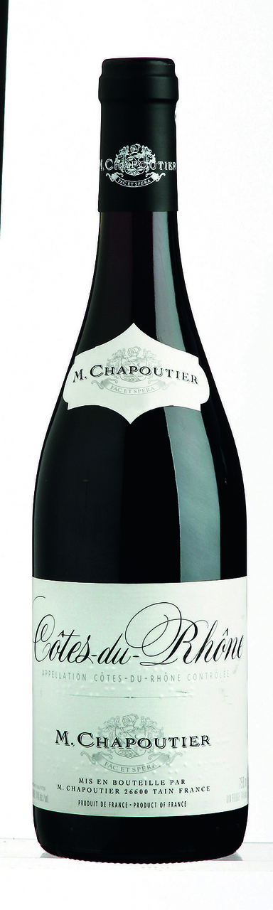 CHAPOUTIER Côtes du Rhone Blanc 6 x 750 ml