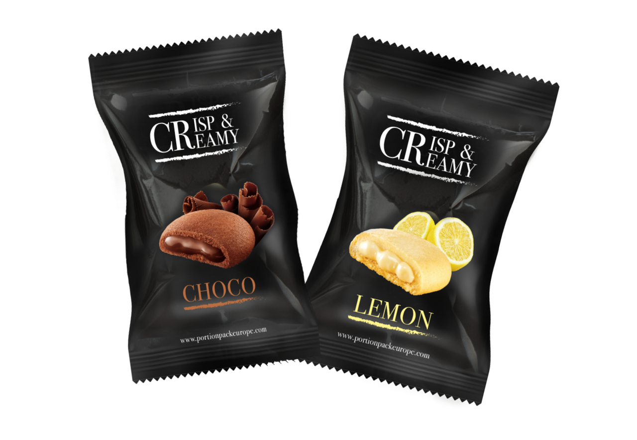 Crisp&Creamy Sušenky citron a čokoláda 200 x 5 g