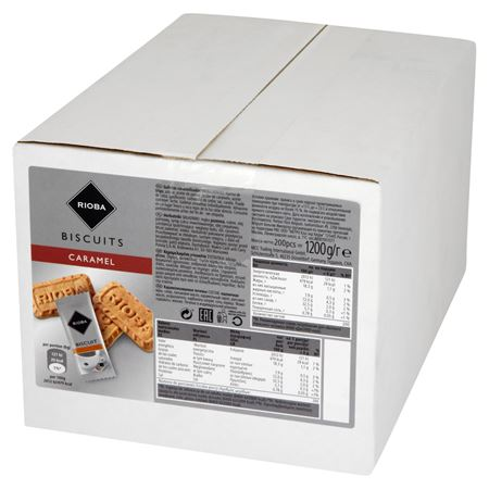 RIOBA Sušenky karamelové 6 x 200 g