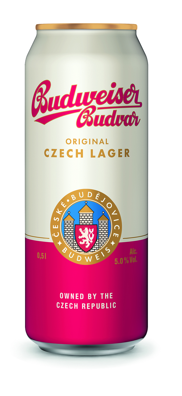 Budweiser Budvar Original Pivo 24 x 500 ml plech