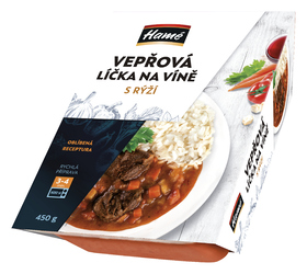 Hamé Vepřová líčka s rýží chlaz. 450 g