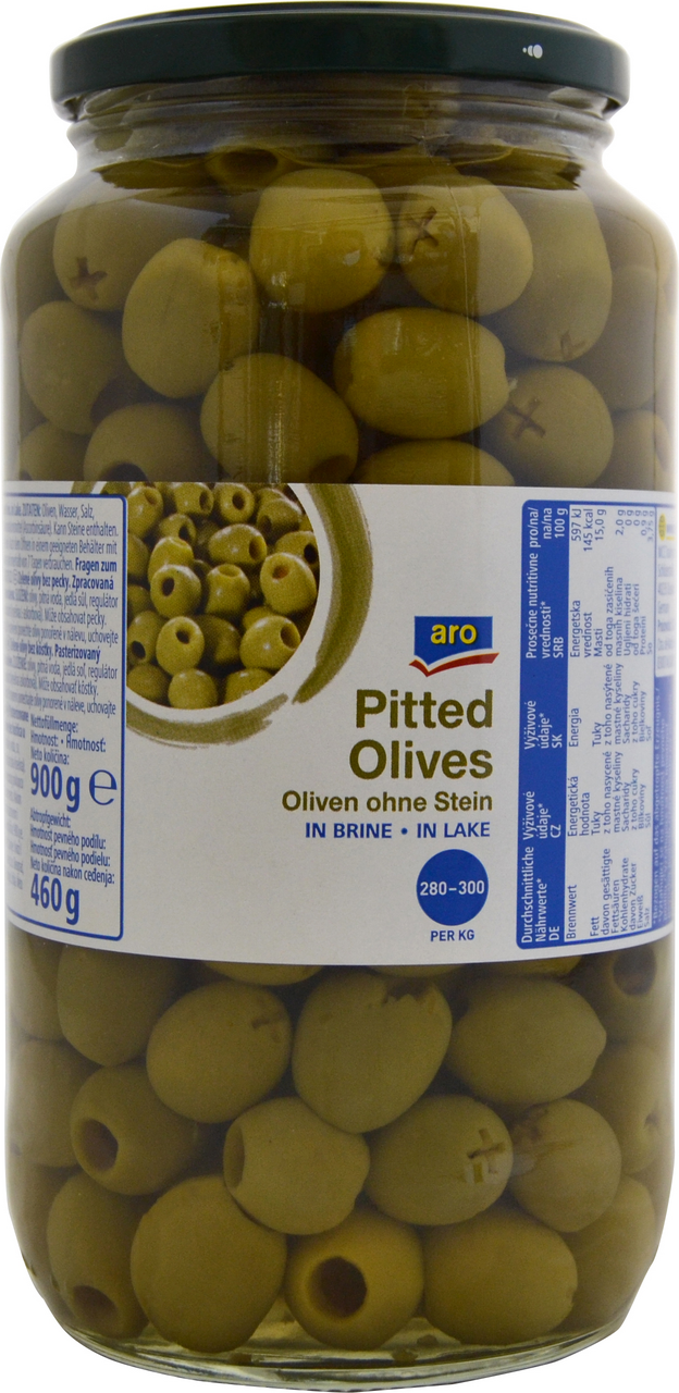 aro Olivy zelené bez pecky 900 g