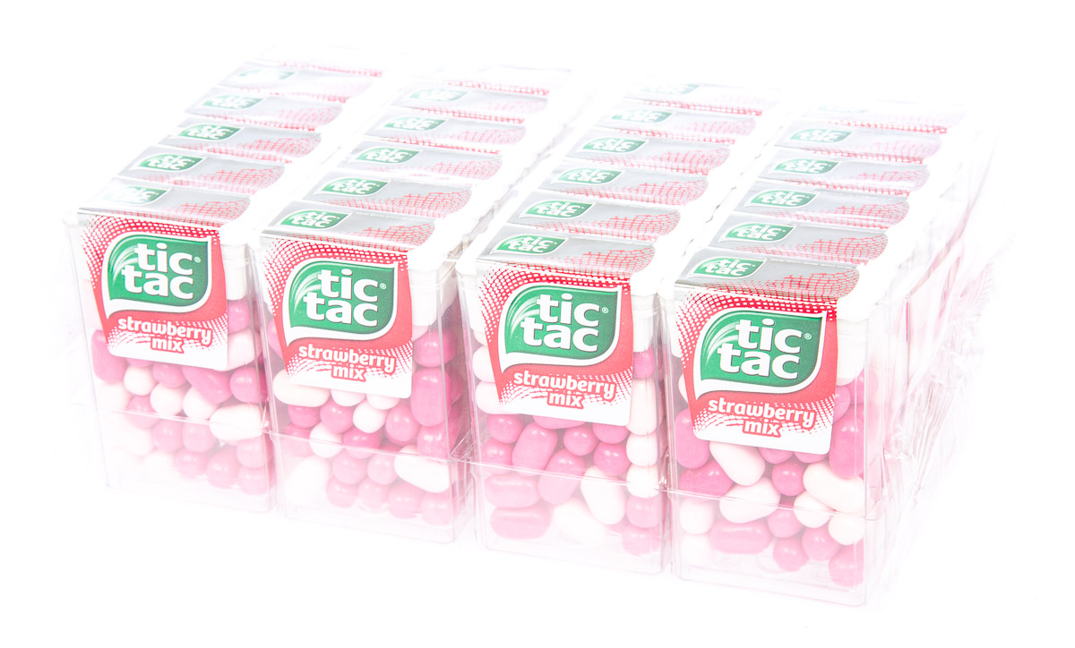 tic tac Bonbóny strawberry/jahody 24 x 18 g