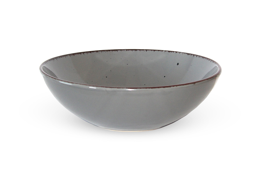ARTE VIVA Miska Puro 18,5 cm keramika šedá 1 ks