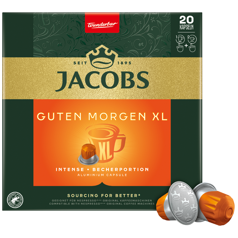 JACOBS Gut Morgen XL kapsle kávové 20 ks