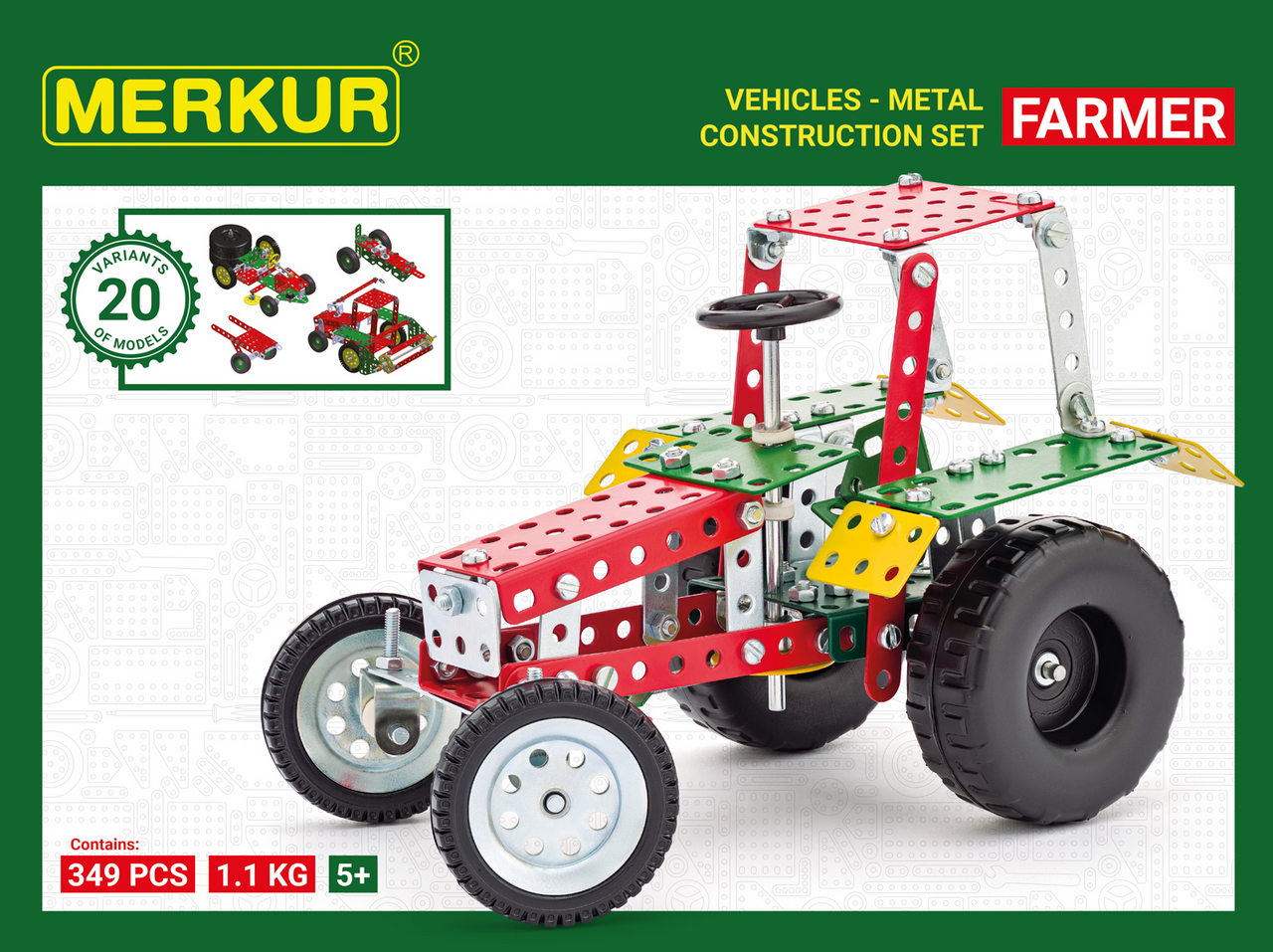 MERKUR Farmer set 341 dílů 1 ks