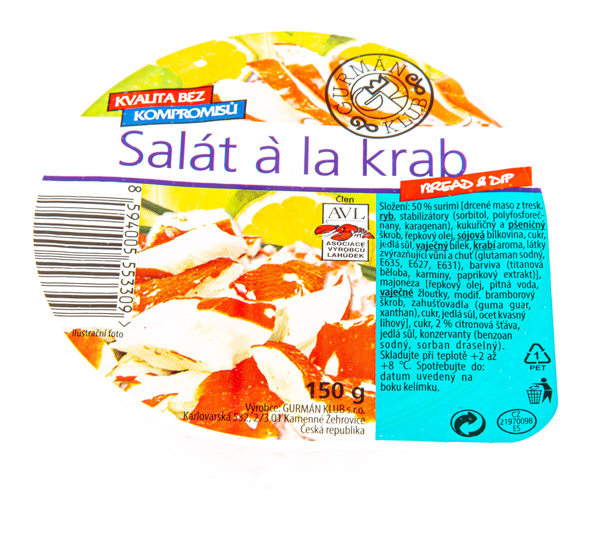 GURMÁN KLUB Salát alá krab chlaz. 150 g