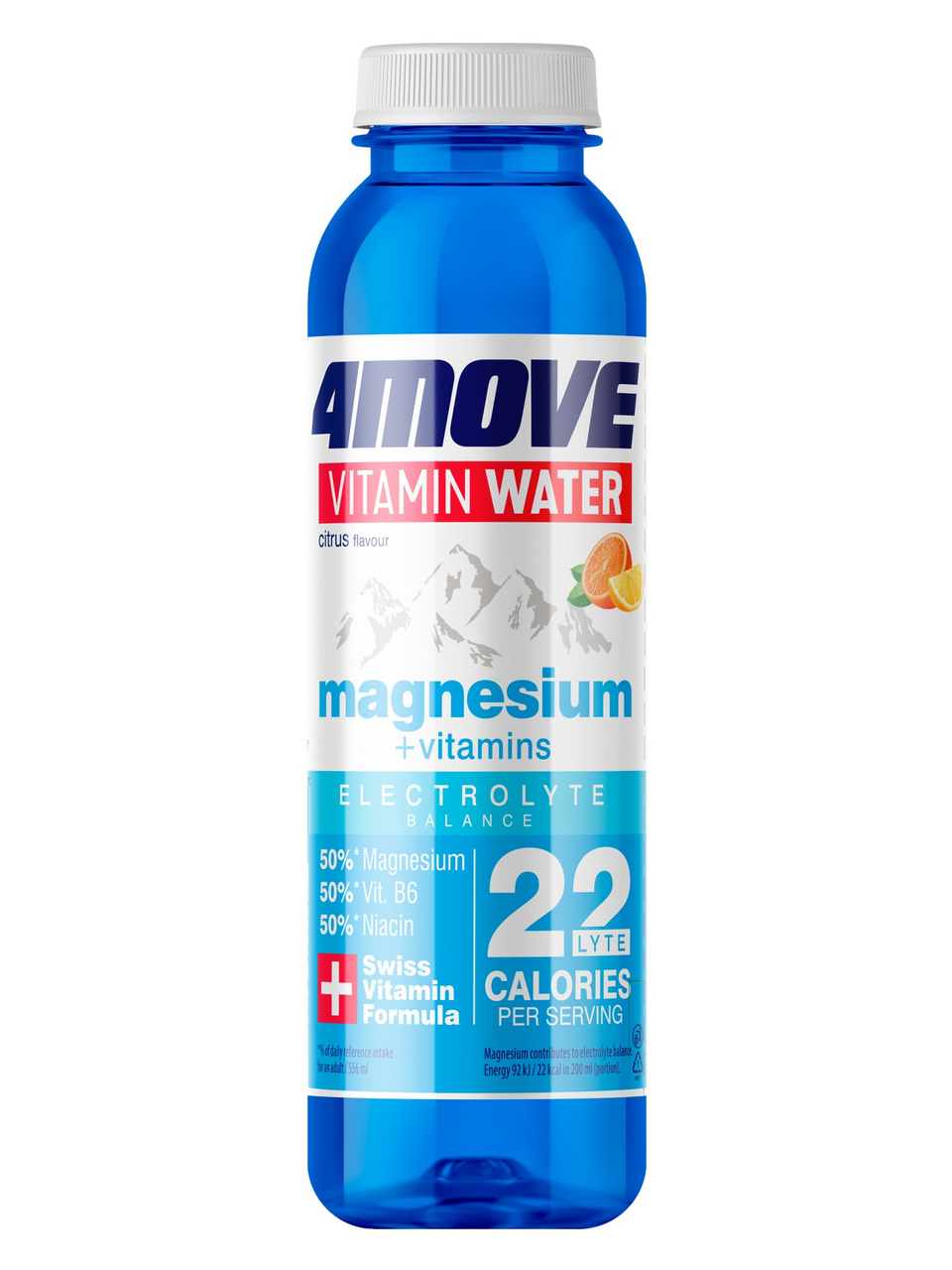 4MOVE Magnesium Voda vitamínová 6 x 556 ml