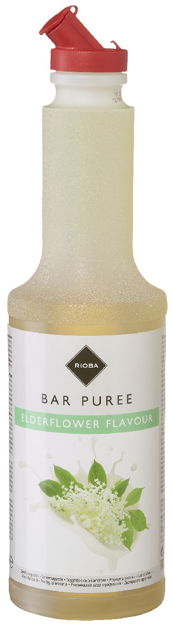 RIOBA Puree Sirup Elderflower / bezový květ 1 l