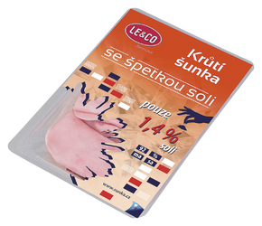 LE & CO  Šunka krůtí se špetkou soli chlaz. 100 g