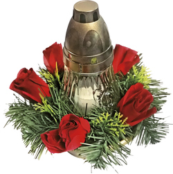 Květina dekorace - svícen LA310 1 ks