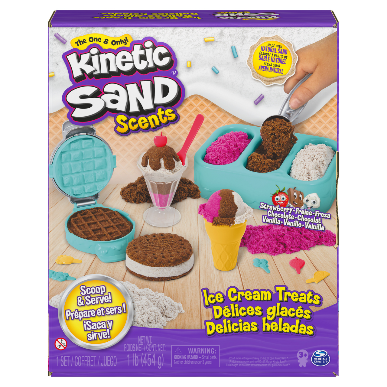 SPIN MASTER Kinetic Sand - zmrzlina 1 ks