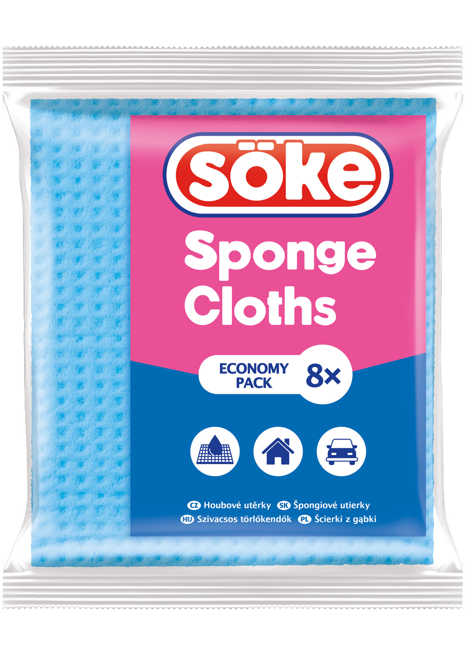 söke Utěrky houbové 8 ks