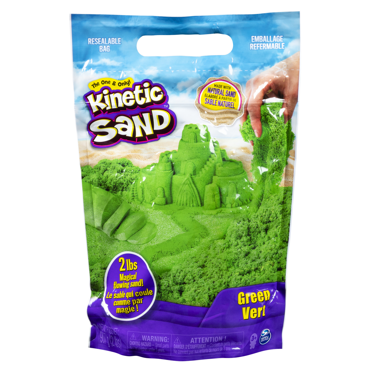 Kinetic Sand - barevné písky, Spin Master 1 ks