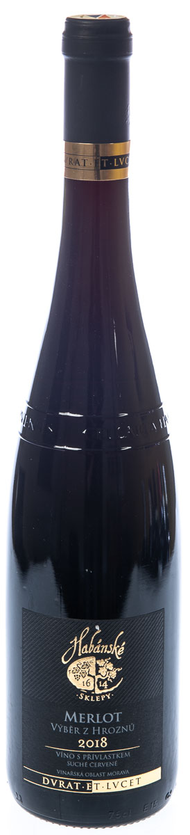 Habánské sklepy Merlot pozdní sběr 750 ml