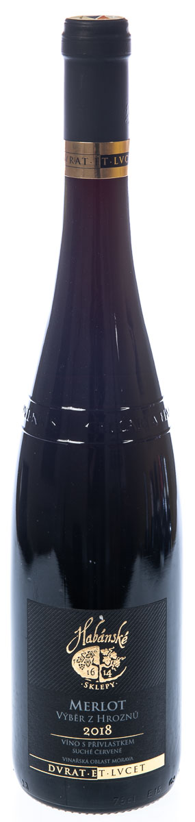 Habánské sklepy Merlot pozdní sběr 750 ml