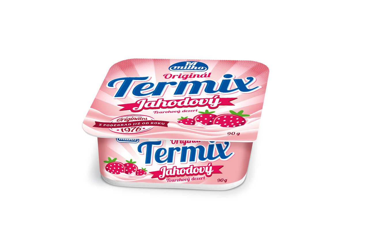 milko Termix jahodový chlaz. 24 x 90 g