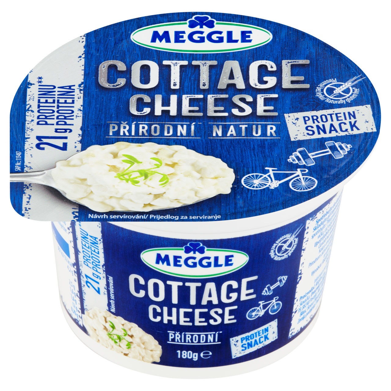 MEGGLE Cottage sýr bílý chlaz. 6 x 180 g