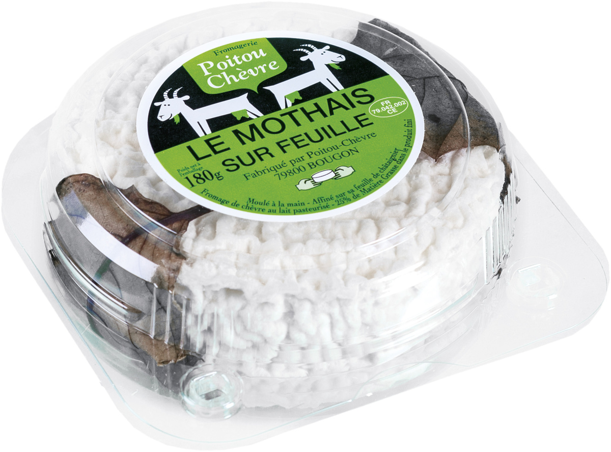 Mothais sur Feuille Sýr kozí chlaz. 180 g