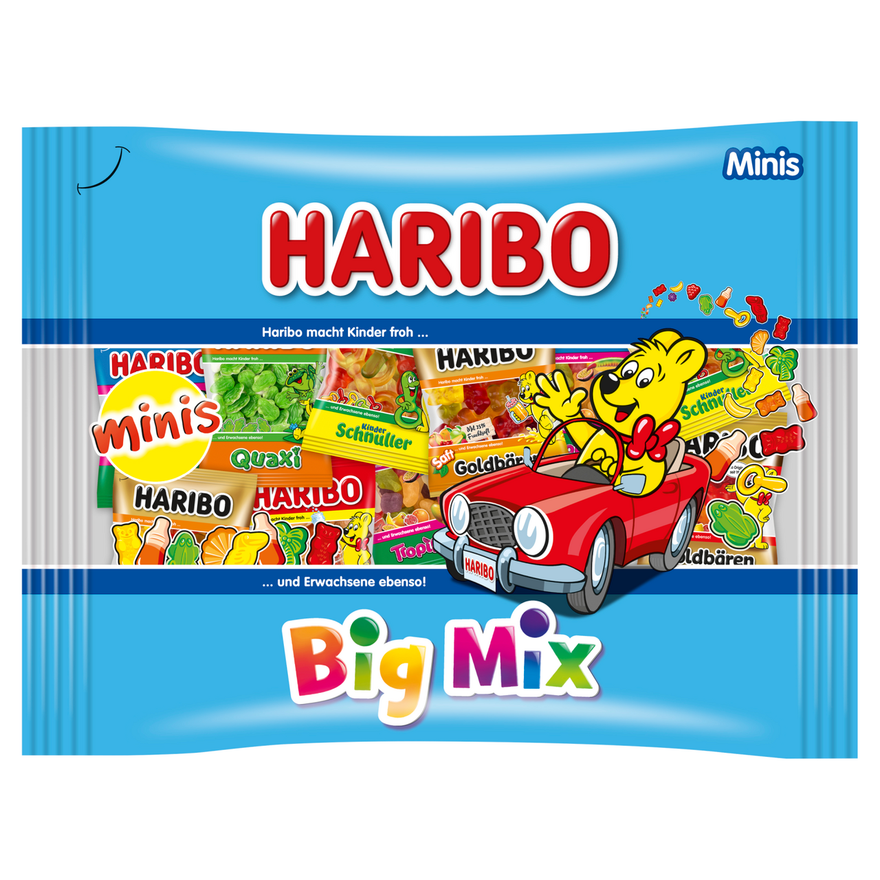 HARIBO Big Mix Směs želé a pěnových cukrovinek 330 g