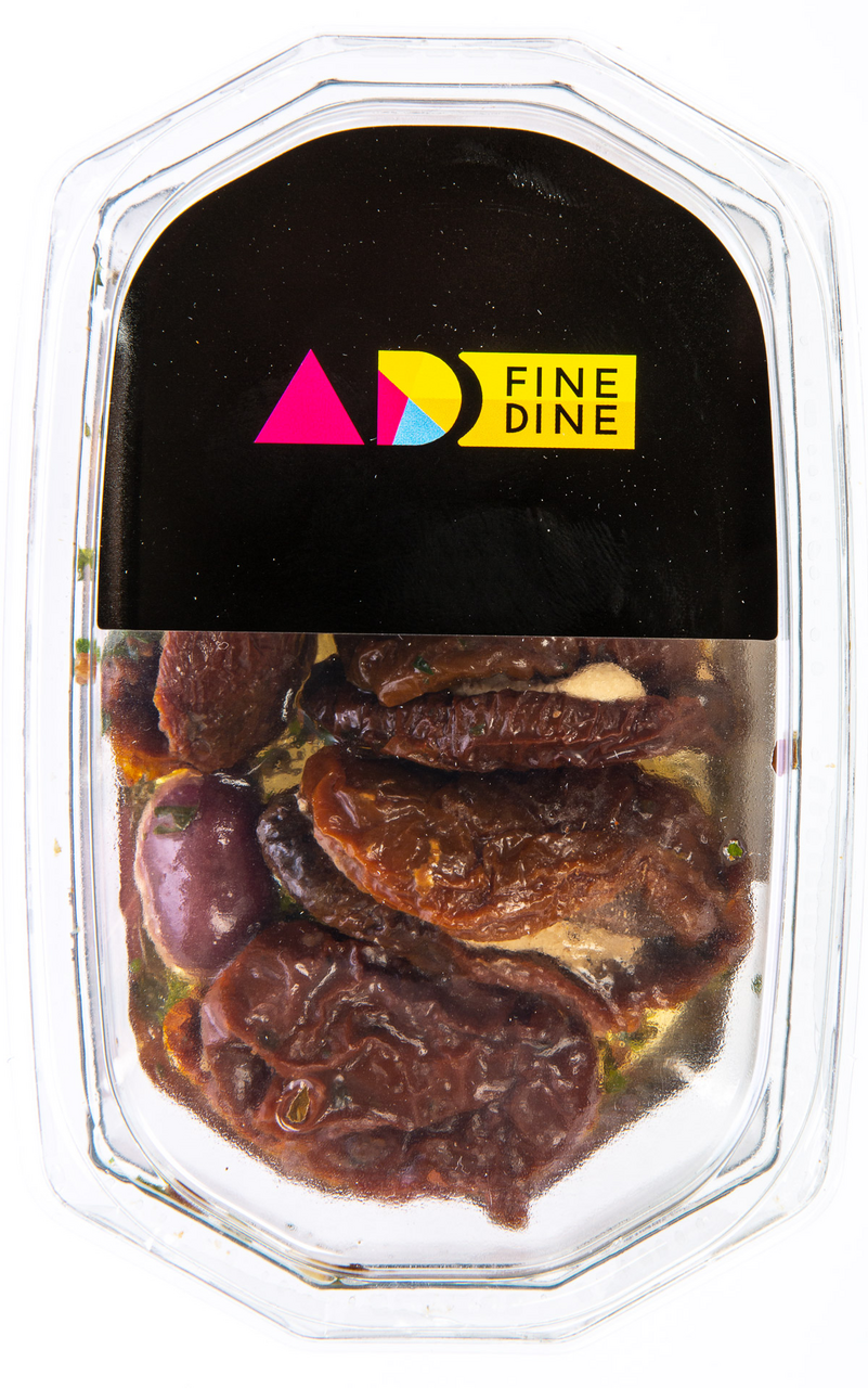 AD FINE DINE Rajčata sušená plněná sýrem (pevný podíl 120 g) chlaz. 140 g