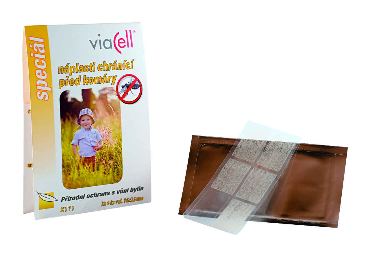 ViaCell Náplasti chránící před komáry 18 ks