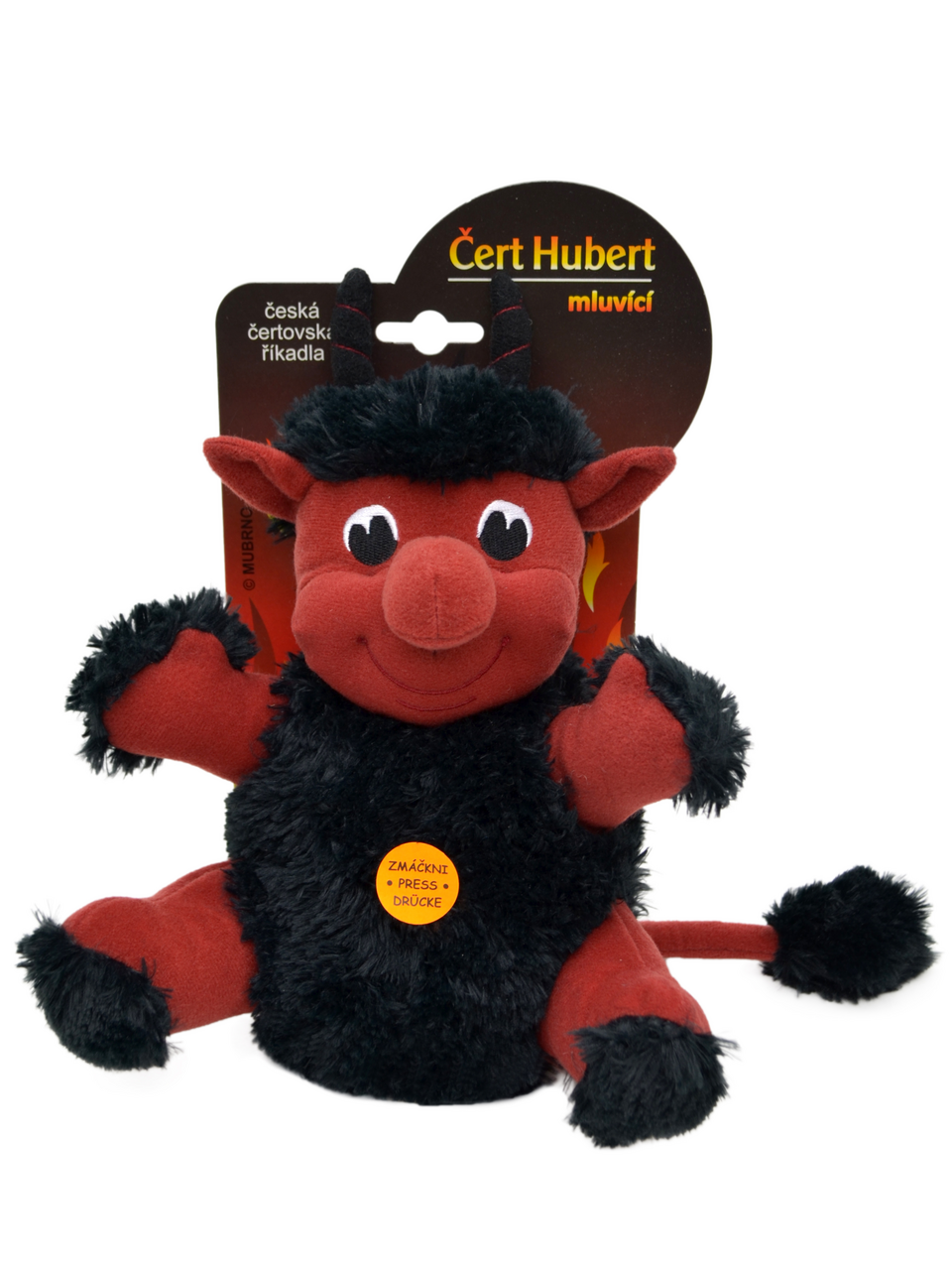Čert Hubert 23cm mluvící 1 ks