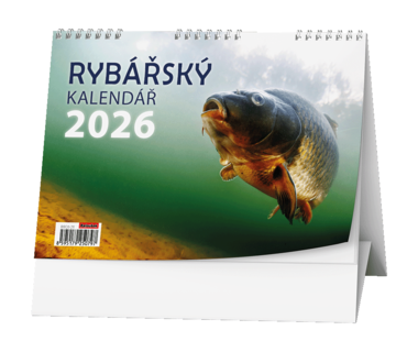 BALOUŠEK Kalendář stolní Rybářský 1 ks