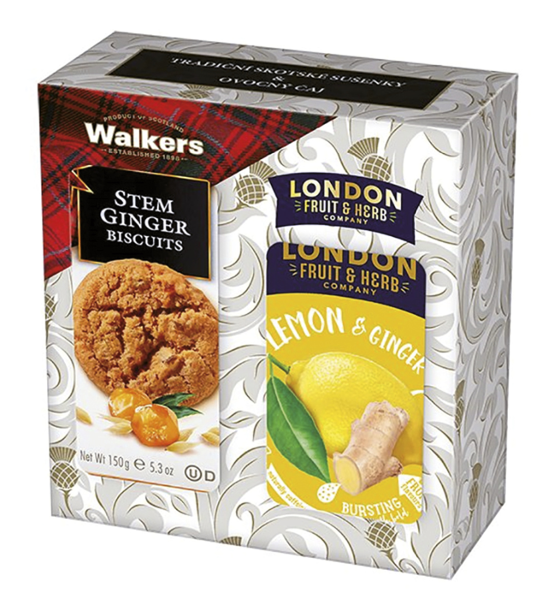 Walkers London Fruit Herb zázvor 190 g
