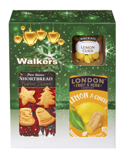 Dárková sada čaj + džem + sušenky zázvor 213 g