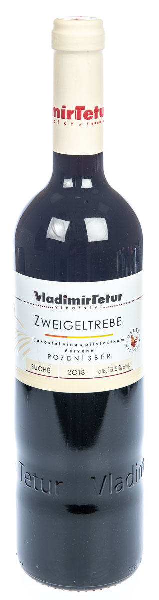 VLADIMIR TETUR Zweigeltrebe pozdní sběr 6 x 750 ml