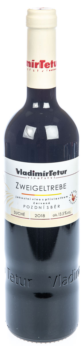 VLADIMIR TETUR Zweigeltrebe pozdní sběr 6 x 750 ml
