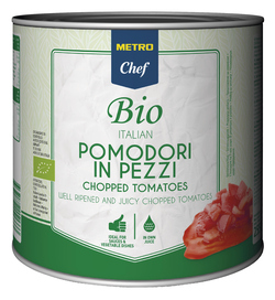 METRO Chef Rajčata BIO krájená 2,5 kg