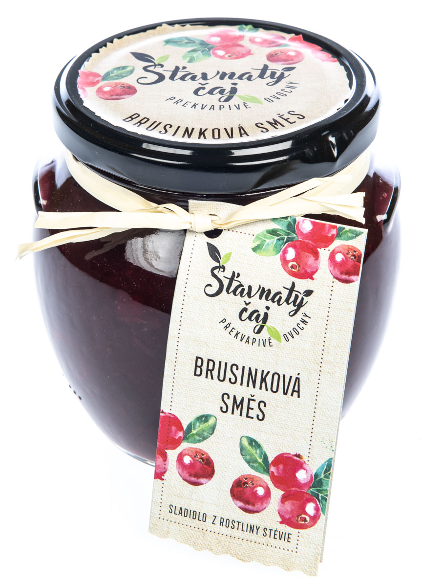 MADAMI Šťavnatý čaj Brusinková směs 520 ml