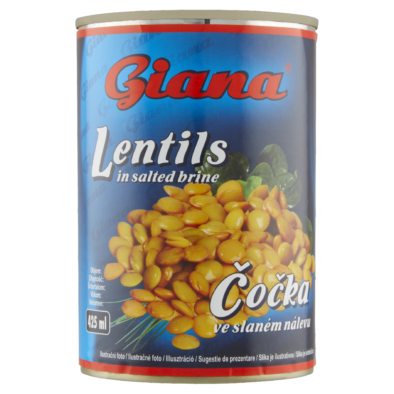 Giana Čočka ve slaném nálevu 6 x 425 ml plech