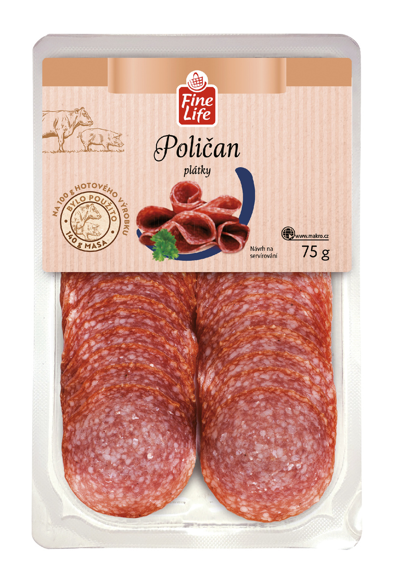 Fine Life Poličan plátky chlaz. 75 g