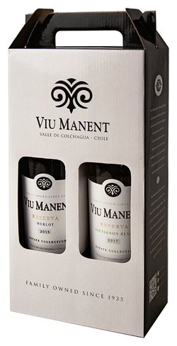 Viu Manent Reserva Duopack (bílé a červené víno) 2 x 750 ml dárkové bal.