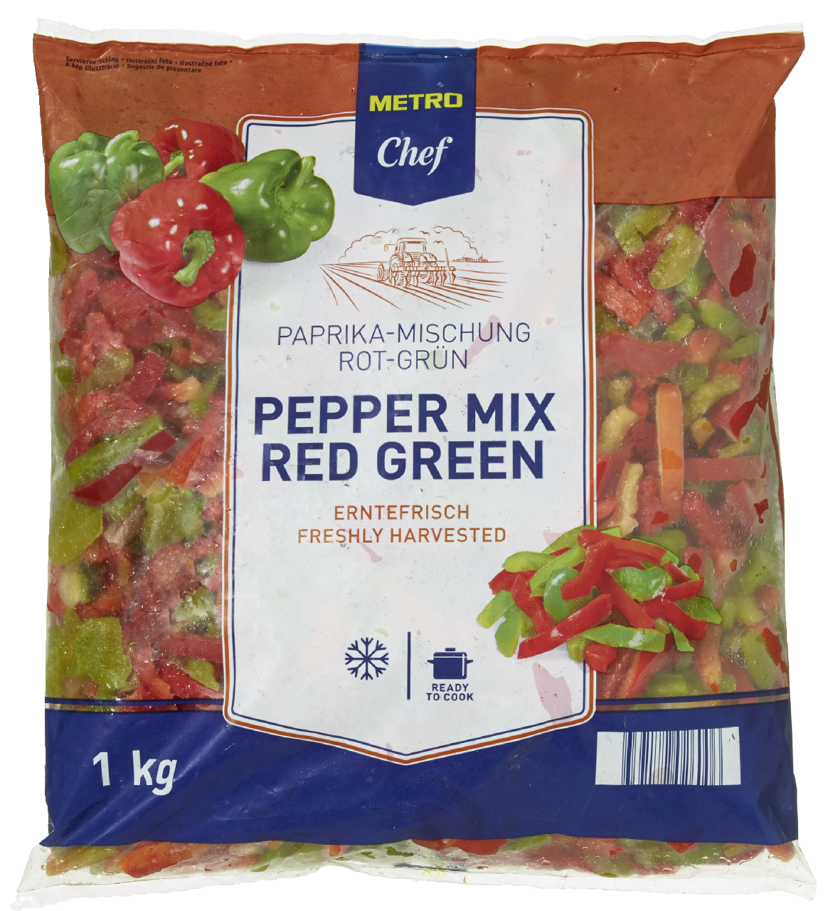 METRO Chef Paprika duo mix mraž. 1 kg