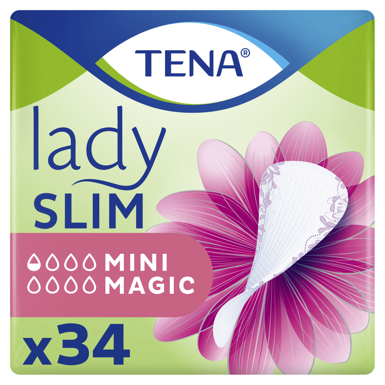 TENA Lady Slim MM dámské vložky 34 ks