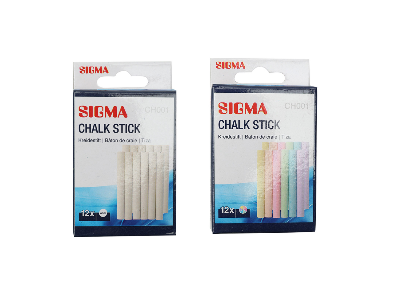 SIGMA Křída bílá 12 ks