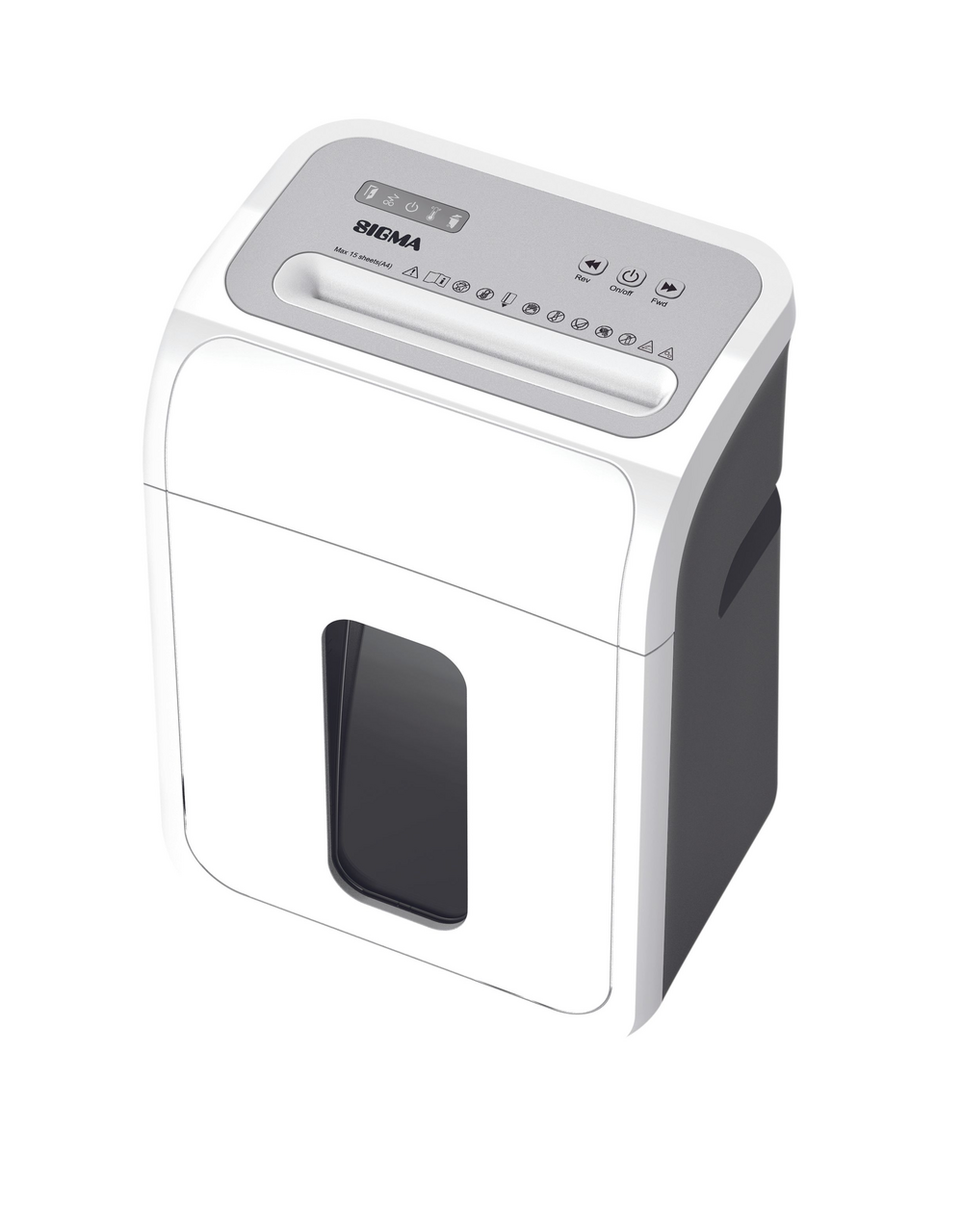 SIGMA Skartovačka PCC465 bílá 1 ks