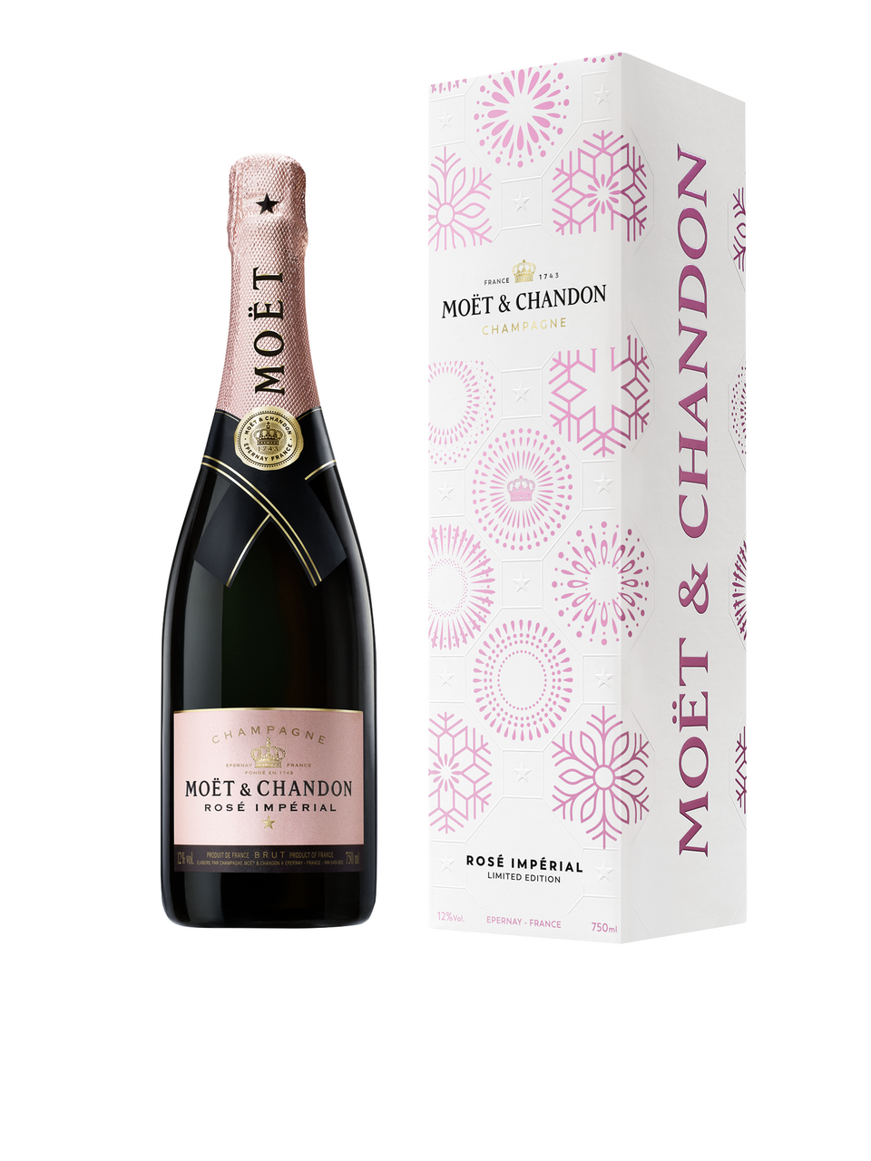 MOËT & CHANDON Champagne Brut Rosé 6 x 750 ml dárkový box