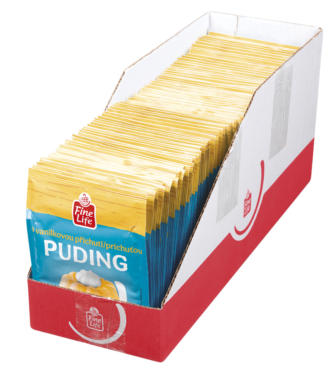 Fine Life Puding s vanilkovou příchutí 35 x 37 g