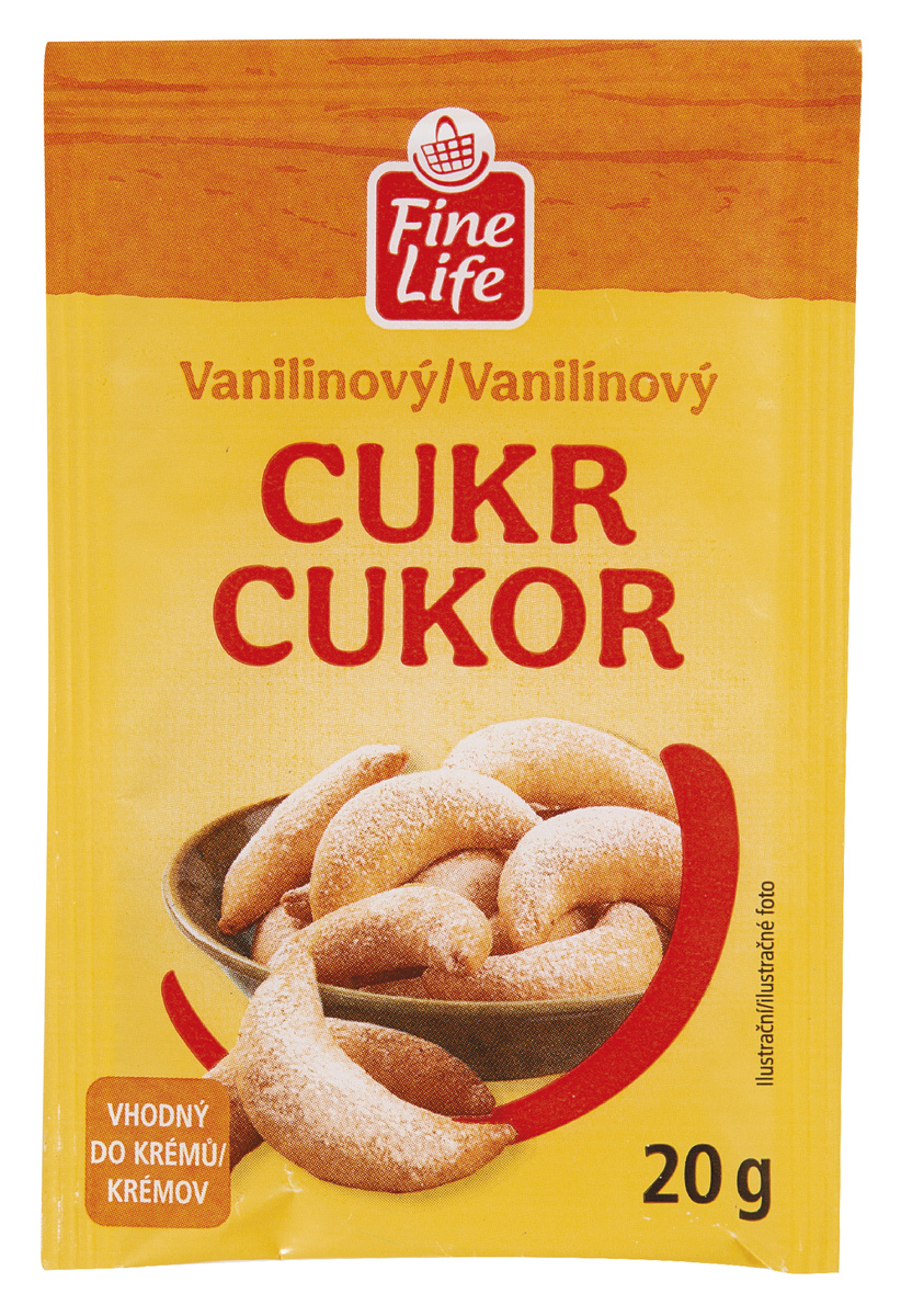 Fine Life Cukr vanilinový 40 x 20 g