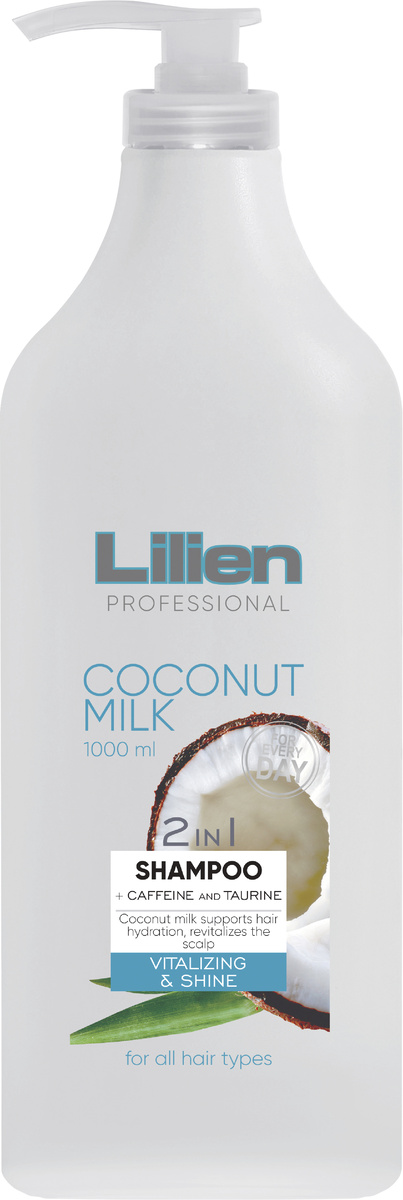 Lilien Coconut Milk Šampon na vlasy 2v1 1 l
