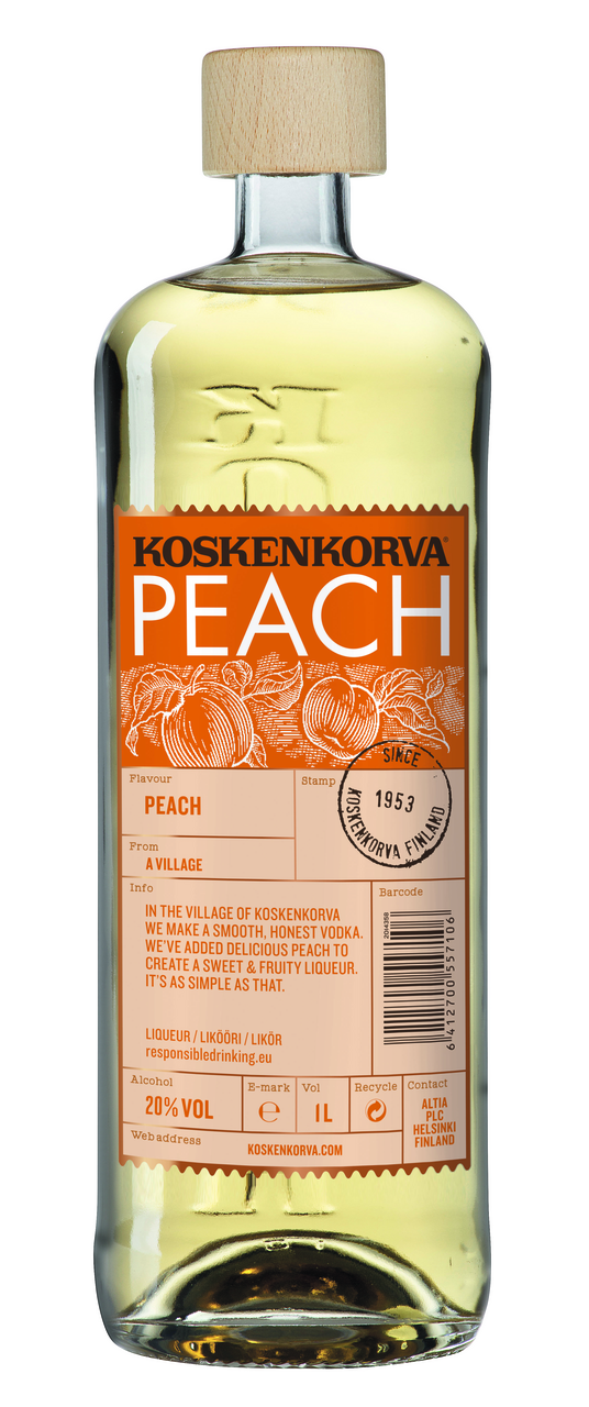 KOSKENKORVA Peach 20 % 1 l
