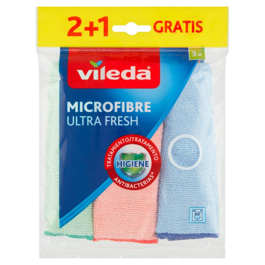 vileda Microfibre Ultra fresh Hadřík 2 + 1 ks