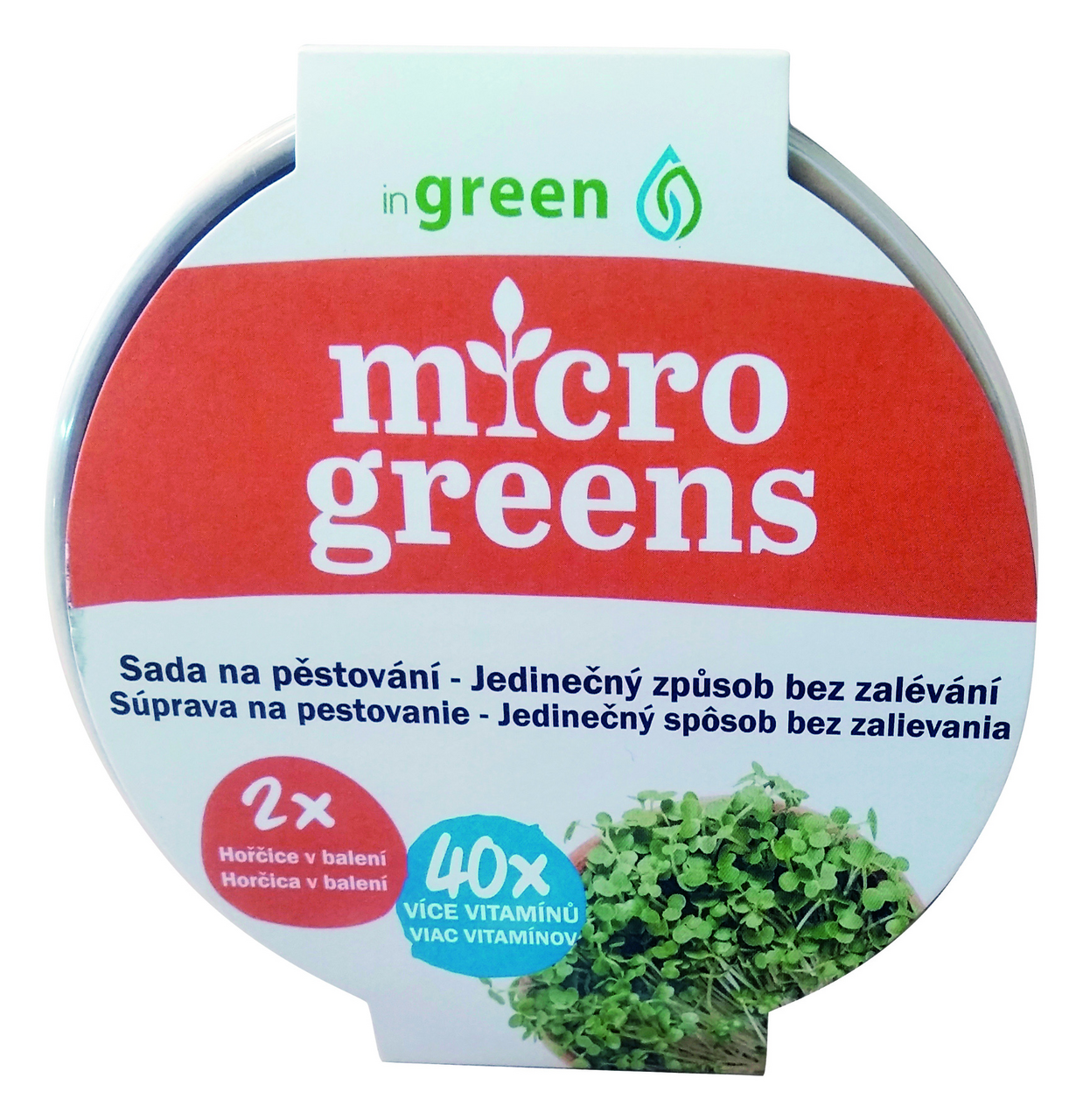 Mikrobylinky pěstební set Hořčice bílá