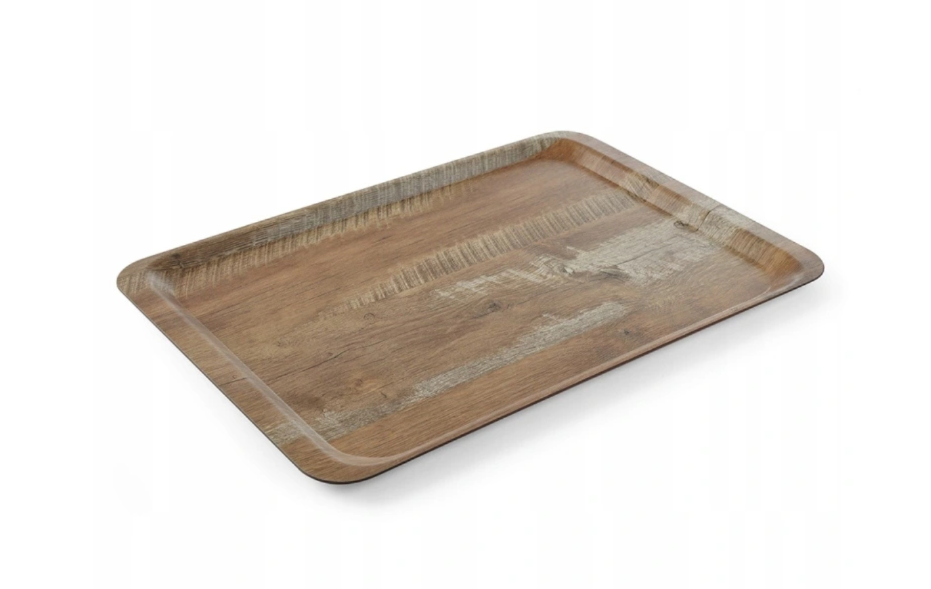 HENDI Podnos 35 x 24 cm melamin tmavý dub 2 1 ks