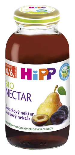 HiPP BIO Švestkový nektar 200 g sklo